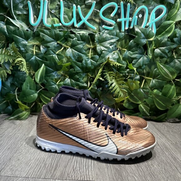 Nike Zoom Mercurial Superfly 9 Academy Tf Turf Met Copper 6.5 / W 8 DR5948-810 - Picture 1 of 7